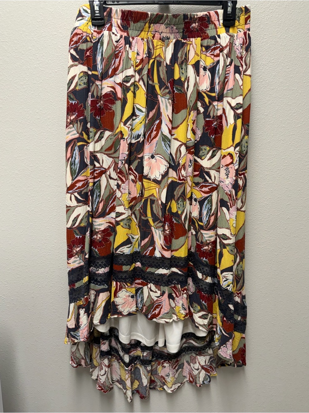 torrid Floral High-Low Maxi Skirt Sizs 0